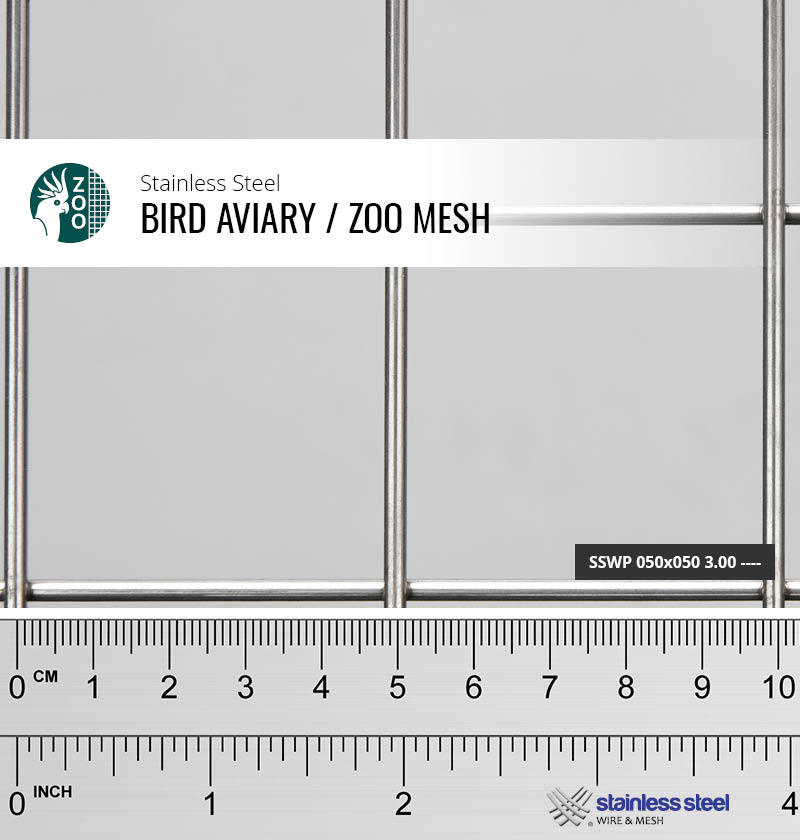 Bird Aviary Mesh Rolls - Stainless Steel Wire Mesh
