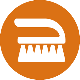 Low Maintenance Material Round Icon