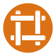 Woven mesh icon