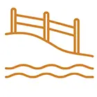 coastal fencing icon
