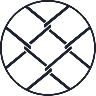 Rural Coastal Fencing Symbol