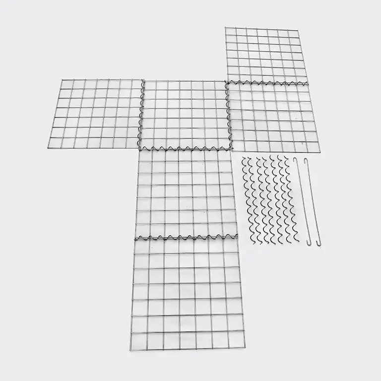 SSWM Gabion Mesh Cage Flat Pack Kit components SSWM Gabion Mesh Cage Flat Pack Kit components
