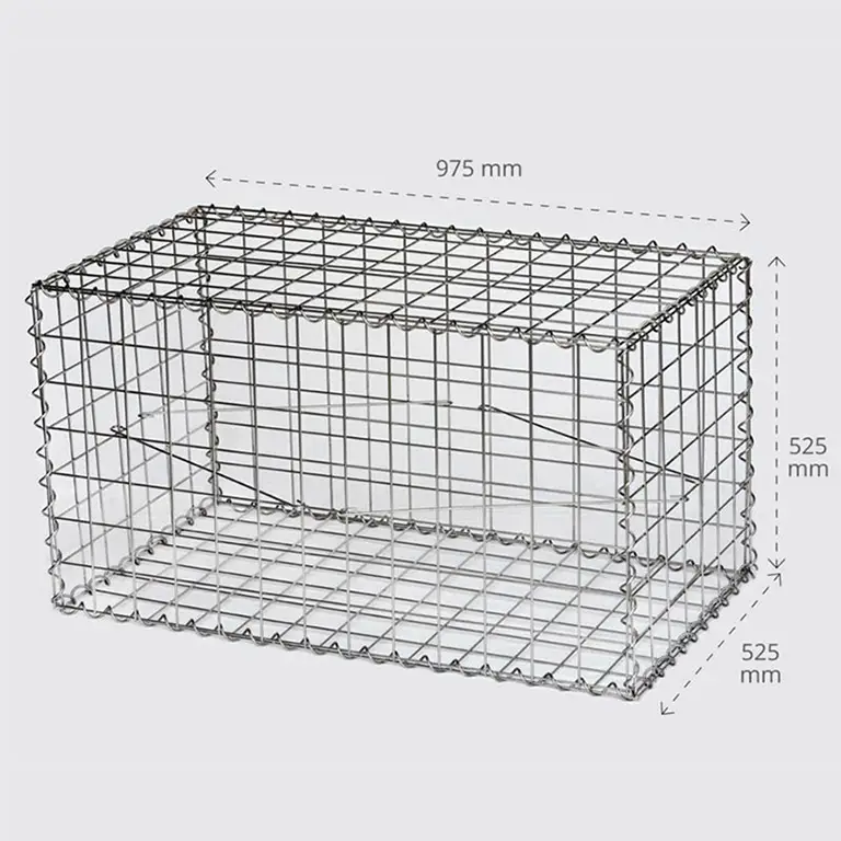 SSWM Gabion Mesh Cage Kit rectangle 975x525x525mm SSWM Gabion Mesh Cage Kit rectangle 975x525x525mm
