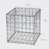 SSWM Gabion Mesh Cage Kit square 525x525x525mm SSWM Gabion Mesh Cage Kit square 525x525x525mm