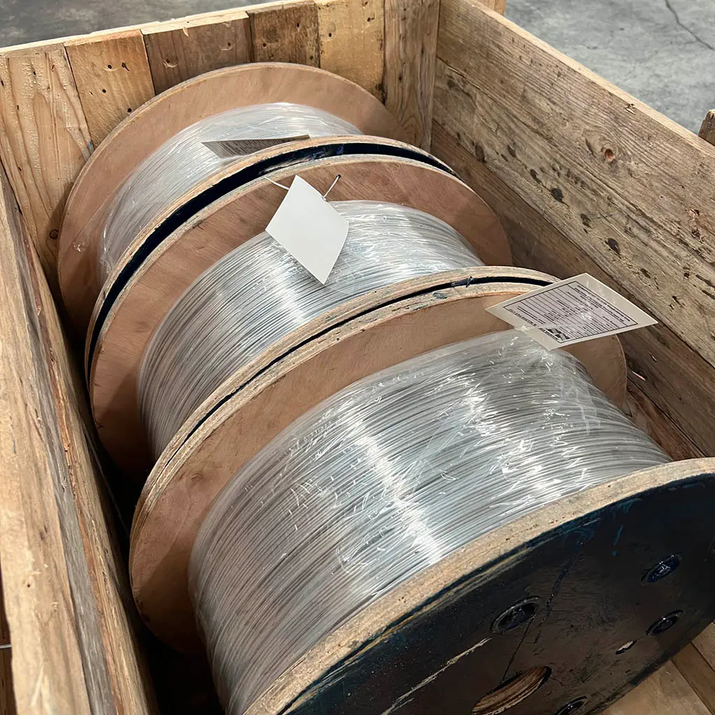 stainless steel gurard wire drum packaged in crate stainless steel guard wire drums packaged in crate