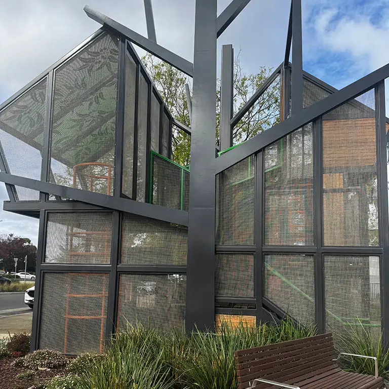 stainles ssteel woven screening mesh playground