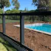 stainless steel rural country pool fence black welded mesh