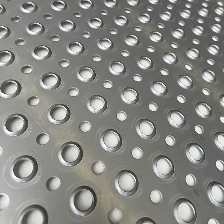 stainless steel raised flanged perforated sheets stainless steel raised flanged perforated sheets