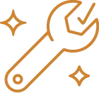 Low maintenance spanner icon